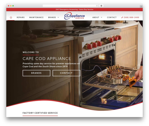 WordPress theme GeneratePress - capecodapplianceservice.com