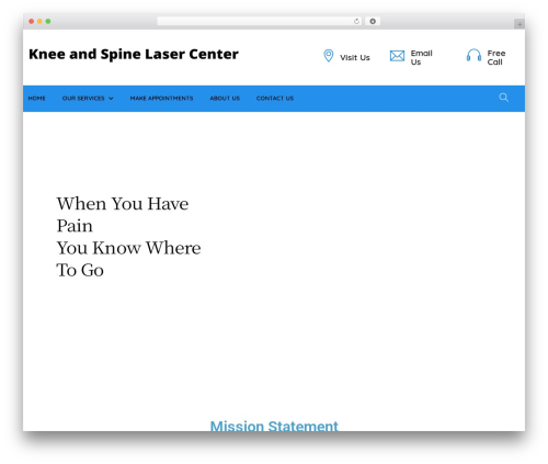 Medicate core WordPress plugin - kneeandspinelasercenter.com