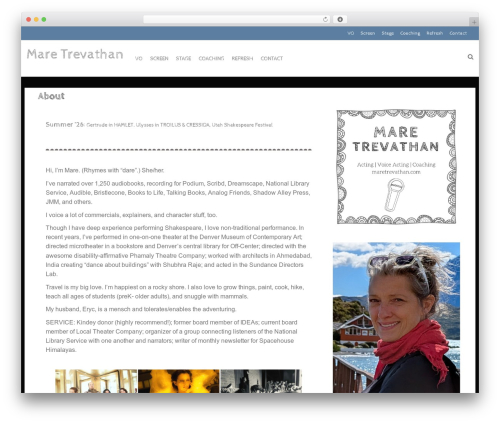 WordPress website theme Forest - maretrevathan.com