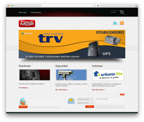 Boldy theme WordPress - infomdp.com.ar
