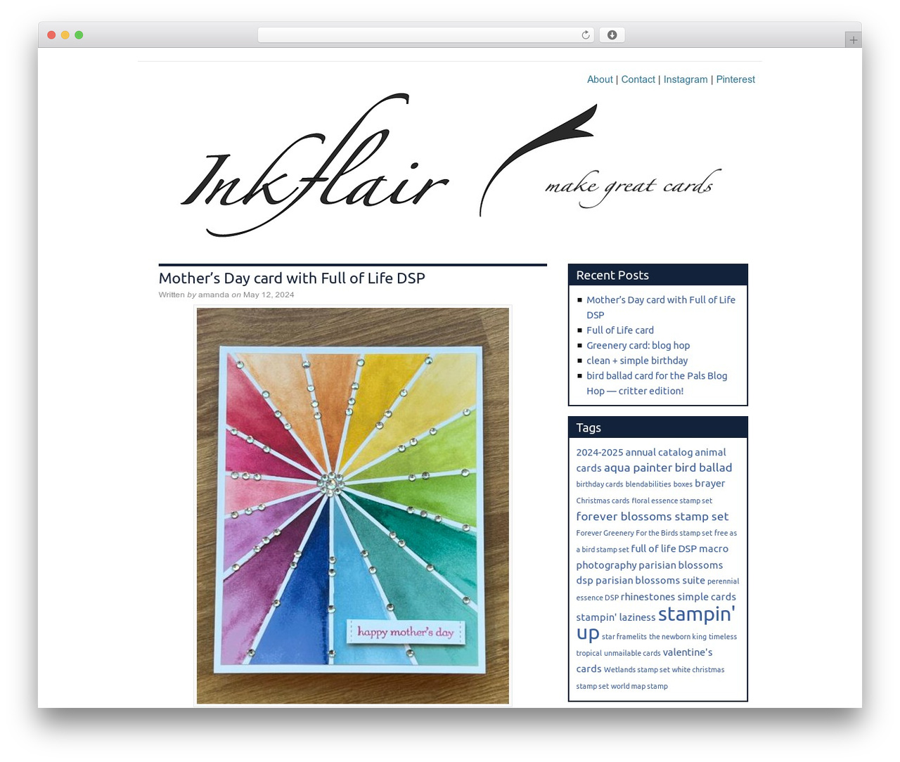 Catalyst theme WordPress - inkflair.com