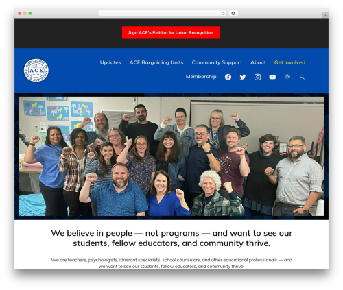 Clovis Educators theme WordPress - cloviseducators.org