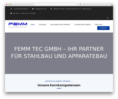Deneb WordPress theme - femmtec.de