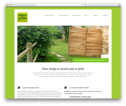 Poise WordPress theme - idees-de-jardin.fr