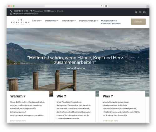 Theme WordPress Rola - feinsinn-zahngesundheit.ch