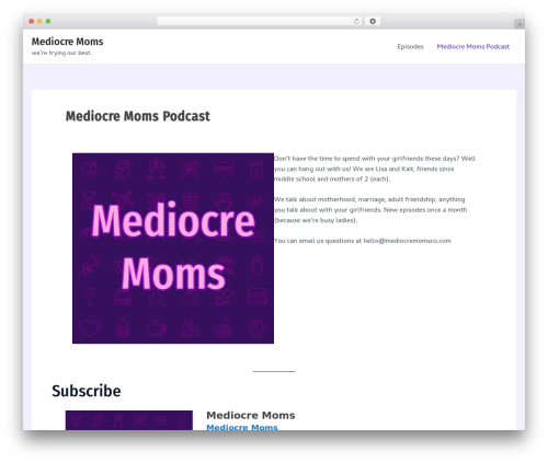 Podcast Player – Your Podcasting Companion (podcast-player) free WordPress plugin - mediocremomsco.com Podcast Player – Your Podcasting Companion (podcast-player) free WordPress plugin - mediocremomsco.com
