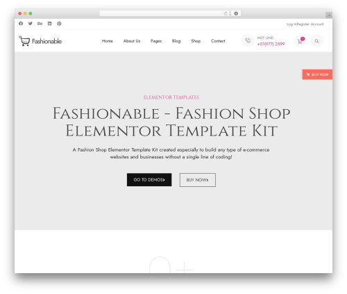 Bosa buy now WordPress plugin - demo.bosathemes.com/fashionable