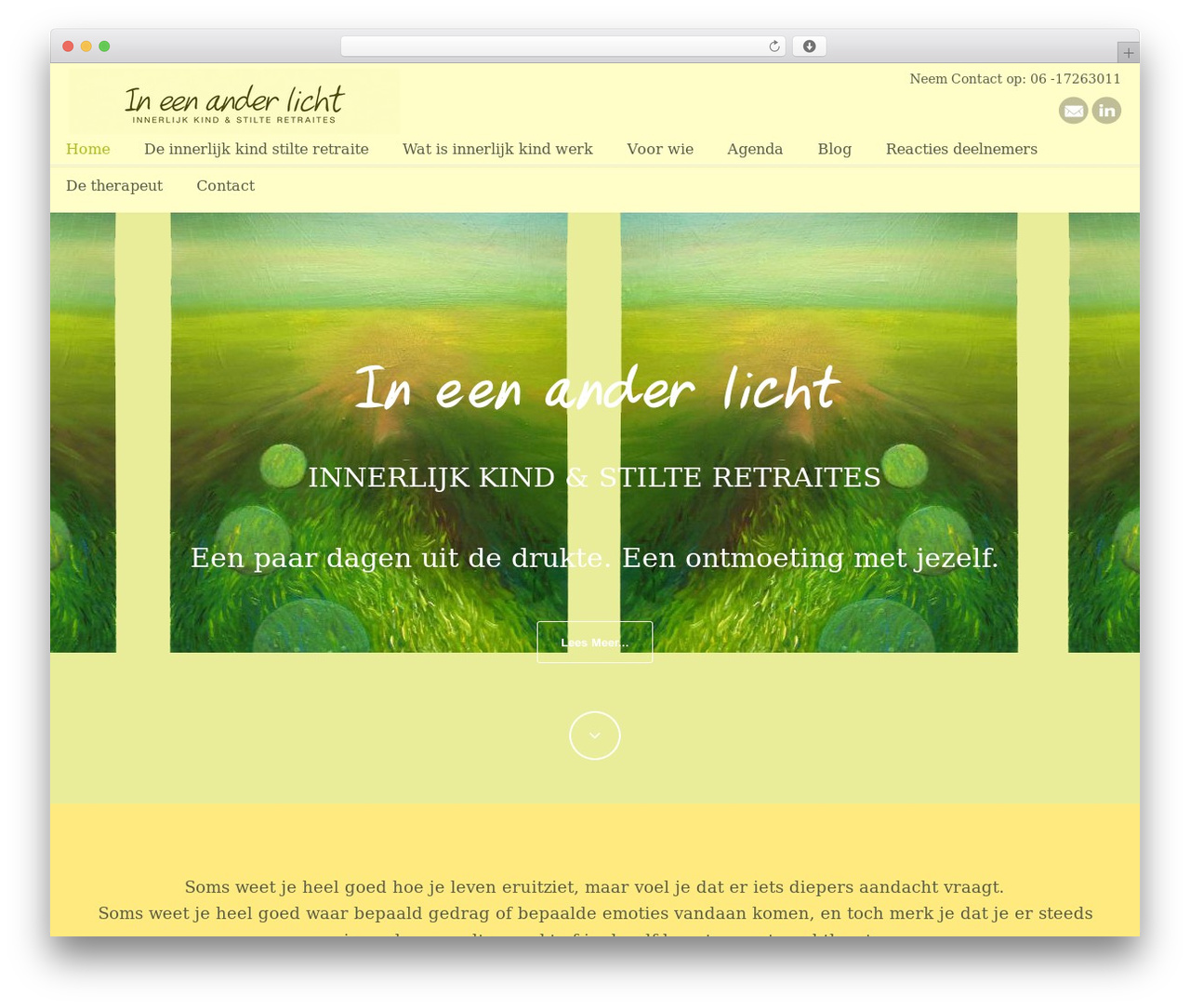 Theme WordPress U-Design - ineenanderlicht.nl
