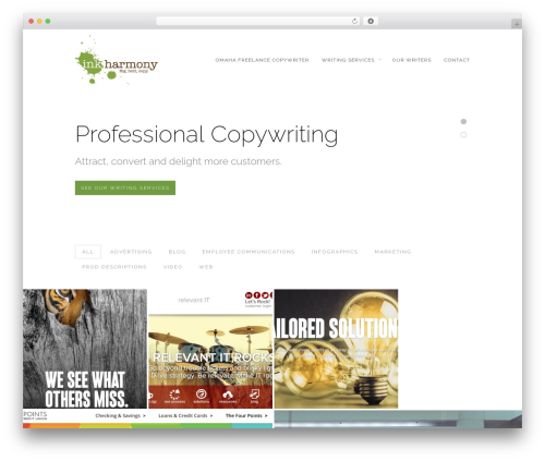 Themewich shortcodes WordPress plugin - inkharmony.com
