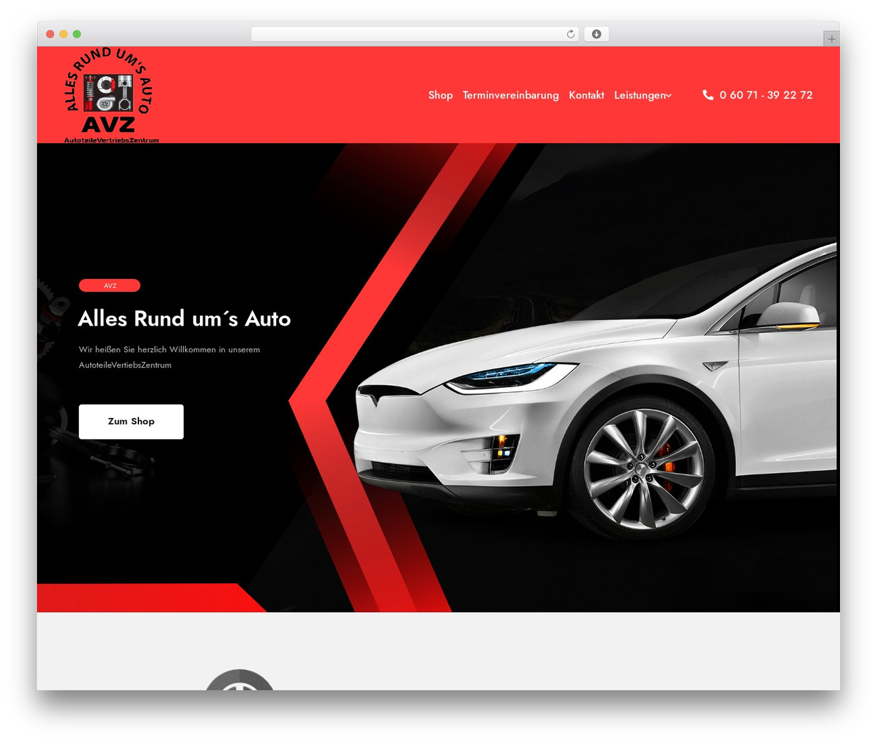 WordPress theme Pitstop - avz2011.de