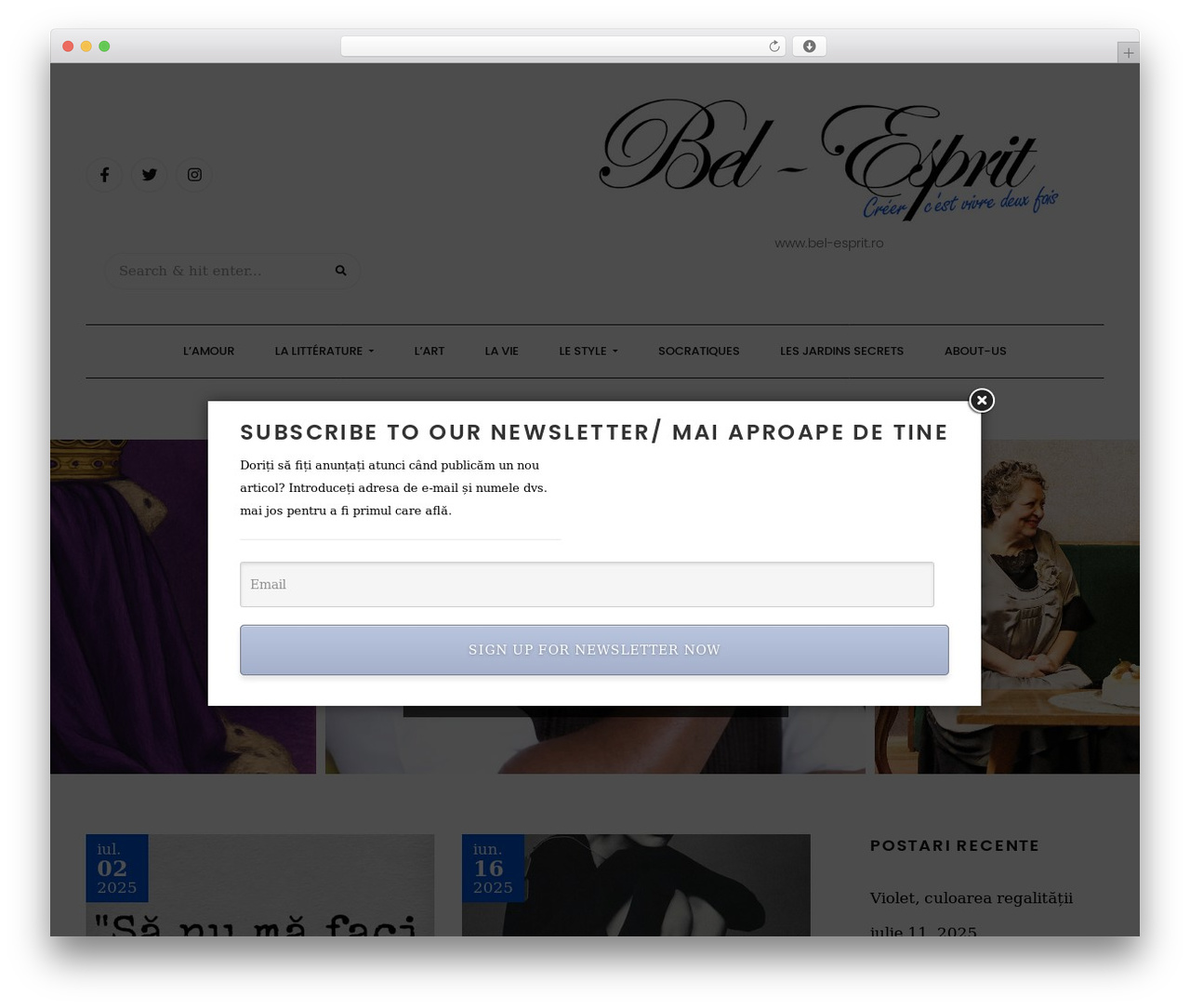 Arimo Child WordPress theme - bel-esprit.ro