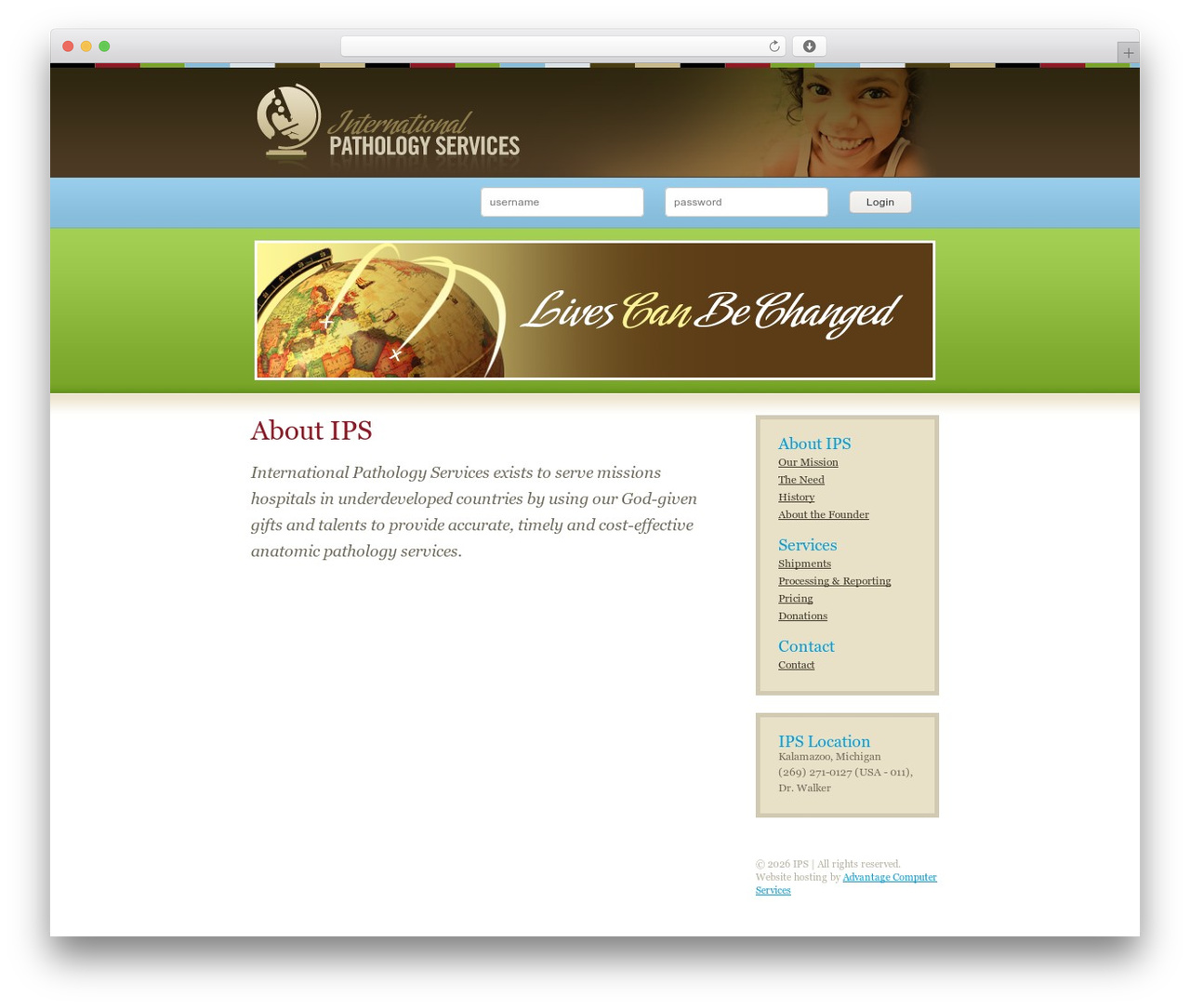 Basic Concept WP theme - ipathservices.org