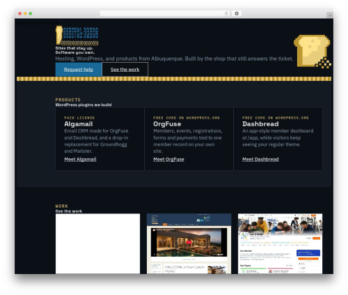 Bricks WordPress ecommerce theme - digibread.com