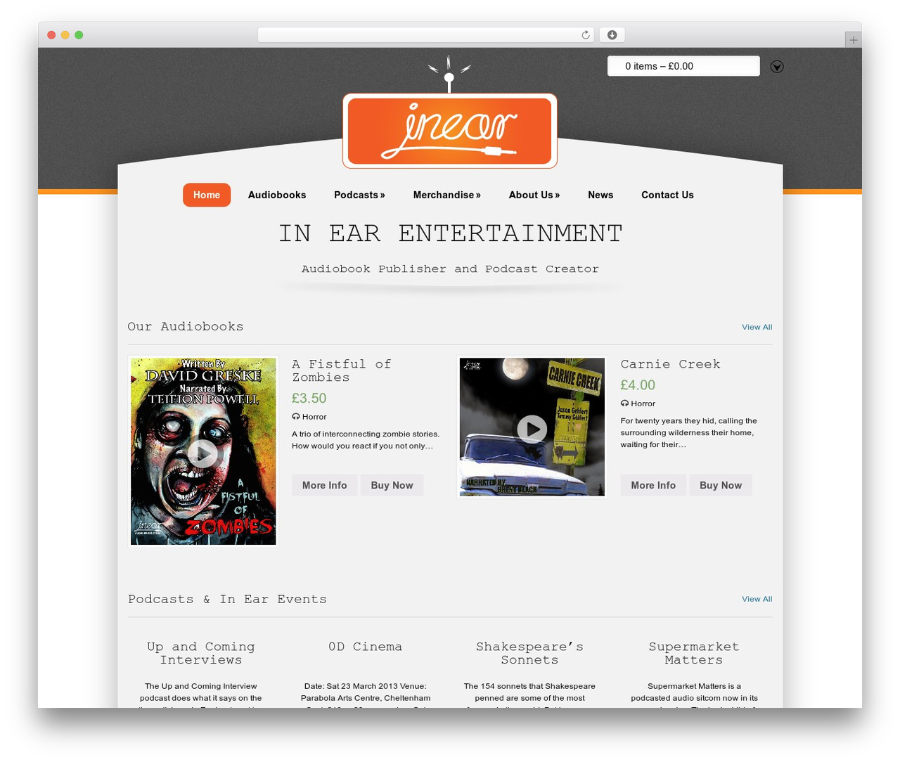 Catalyst WordPress theme - inearentertainment.com Catalyst WordPress theme - inearentertainment.com