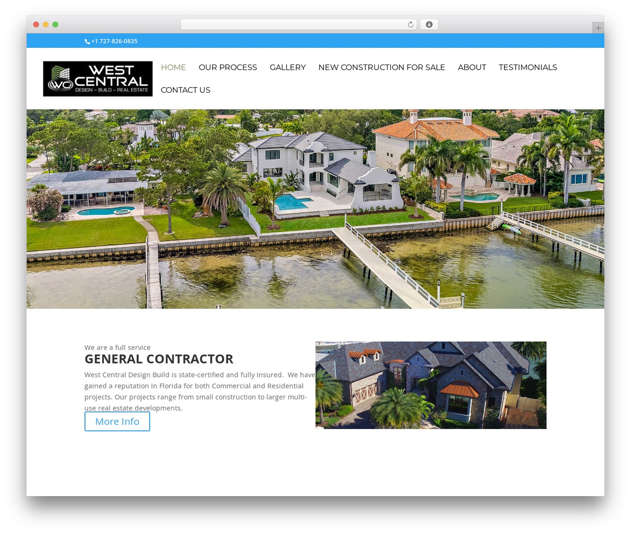 Divi theme WordPress - westcentralfla.com