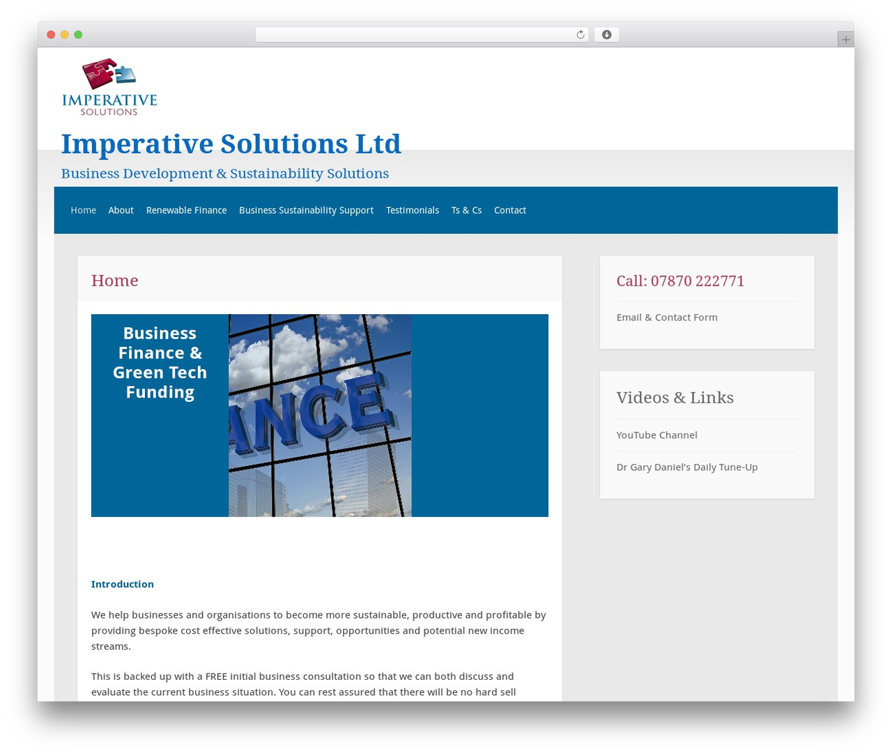 Imperative Solutions Theme WP theme - imperativesolutions.co.uk