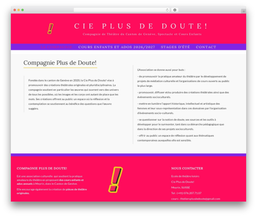 Juno WordPress theme - cieplusdedoute.ch