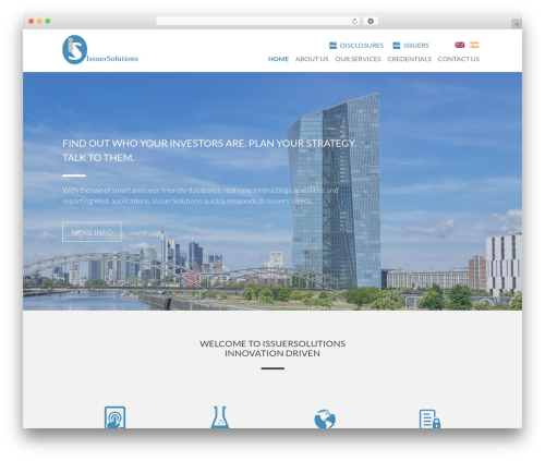 Sinclair WordPress theme - issuersolutions.com