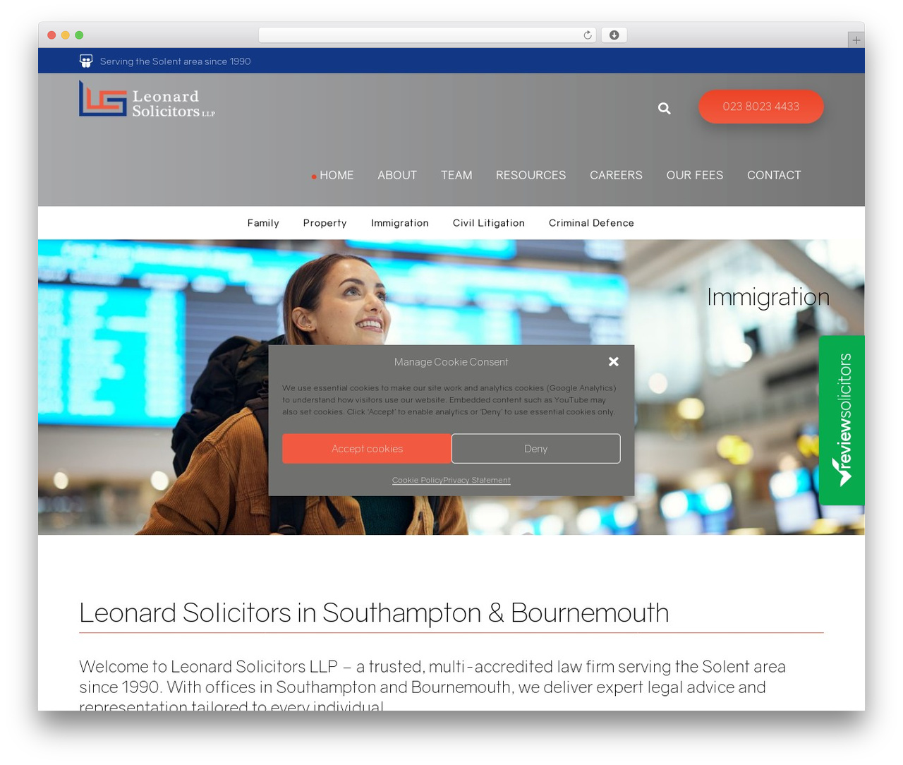 Theme WordPress XTRA - leonardsolicitors.co.uk