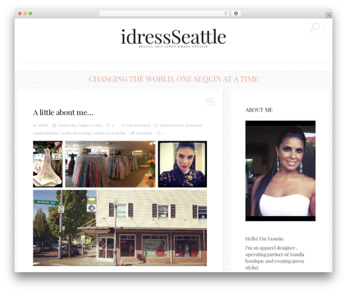 WordPress theme BuzzBlog - idressseattle.com