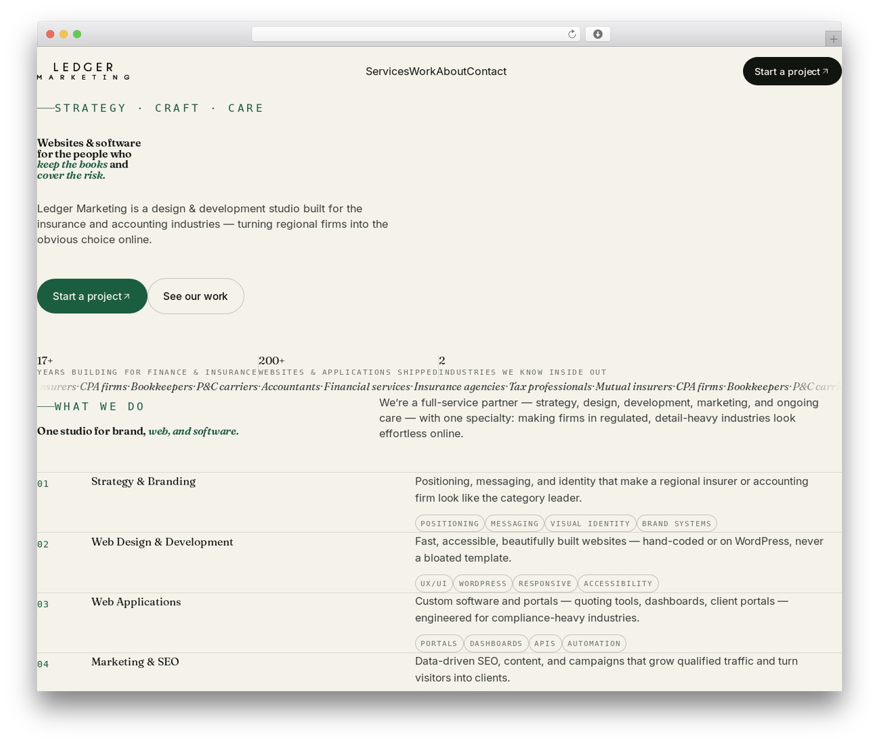 WordPress theme Ledger - ledgermarketing.com WordPress theme Ledger - ledgermarketing.com
