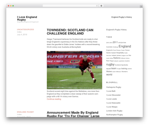 WordPress theme Maker - iloveenglandrugby.info WordPress theme Maker - iloveenglandrugby.info
