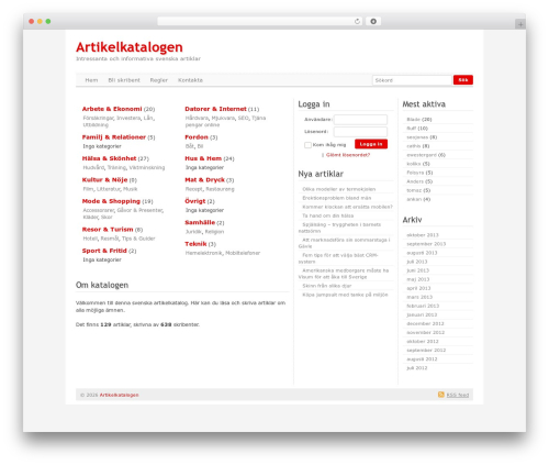 Article Directory theme WordPress - infhost.com
