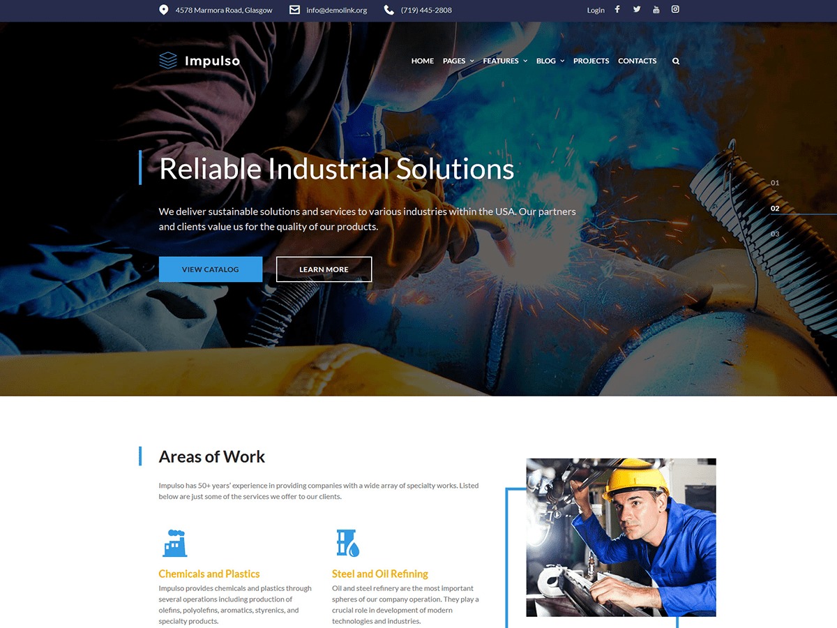 Impulso theme WordPress by RockThemes