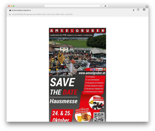 Lambda theme WordPress - amselgruber.at