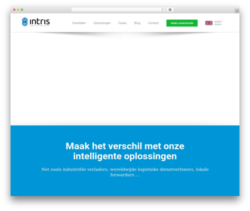 WordPress theme Avada - intris.be