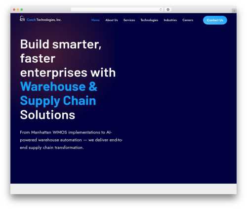 Techwix core WordPress plugin - conchtech.com