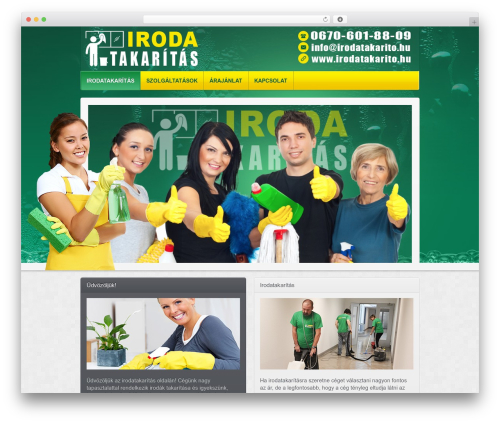WordPress website theme Sync - irodatakarito.hu