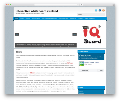 0Redemption WordPress theme - iwbireland.com