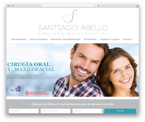 Blaszok theme WordPress - santiagoabello.com