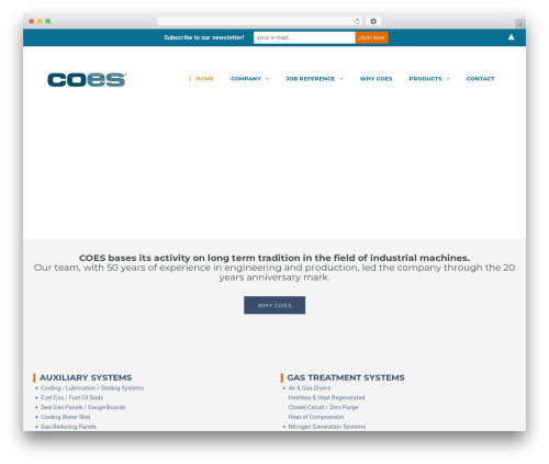 BuildPlus WordPress theme - coessrl.eu