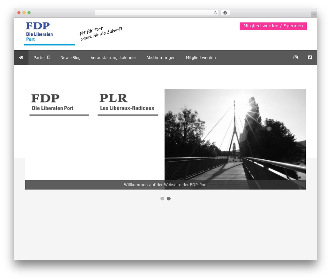 GeneratePress premium WordPress theme - fdp-port.ch