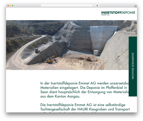 Google map wp WordPress plugin - inertstoffdeponieemmet.ch