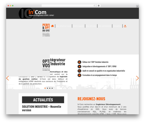 incom WordPress theme - incom.fr