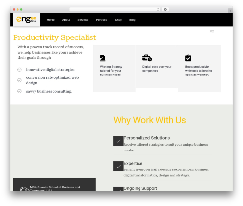 Indutri themer WordPress plugin - engeetitus.com
