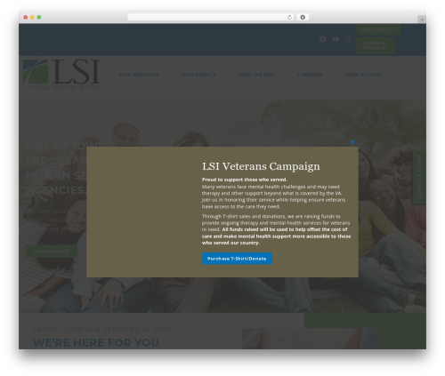 JupiterX WordPress theme - lsiowa.org