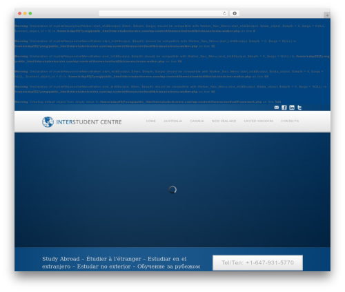 Method WordPress page theme - interstudentcentre.com