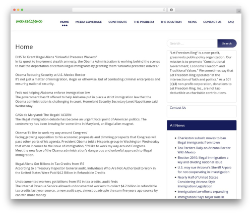 NDESIGN theme WordPress - weneedafence.com