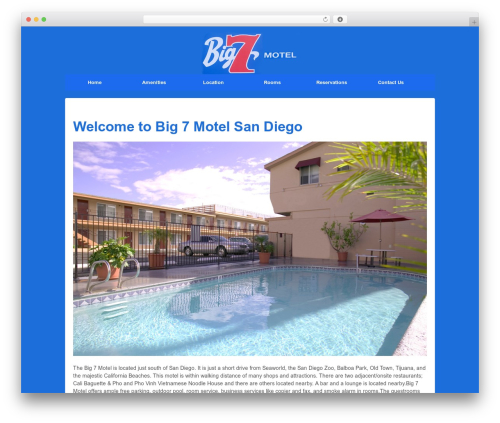 Responsive Pro WordPress theme - big7motelsandiego.com