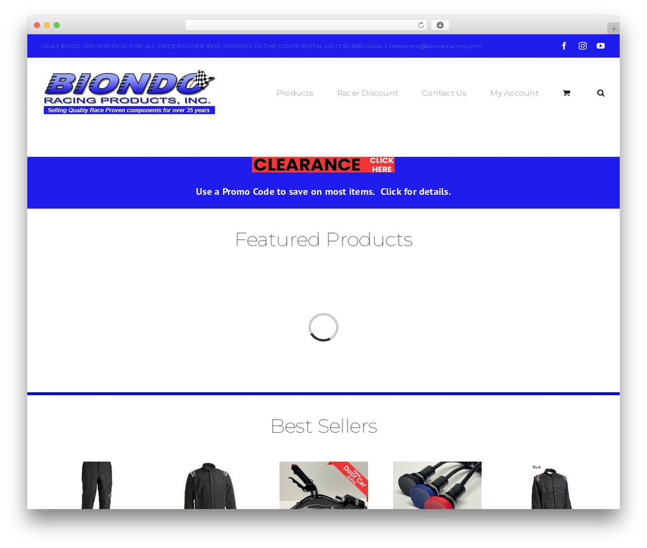 Theme WordPress Avada - biondoracing.com