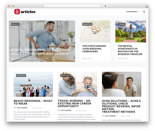 Theme WordPress Expertly - dsarticles.com