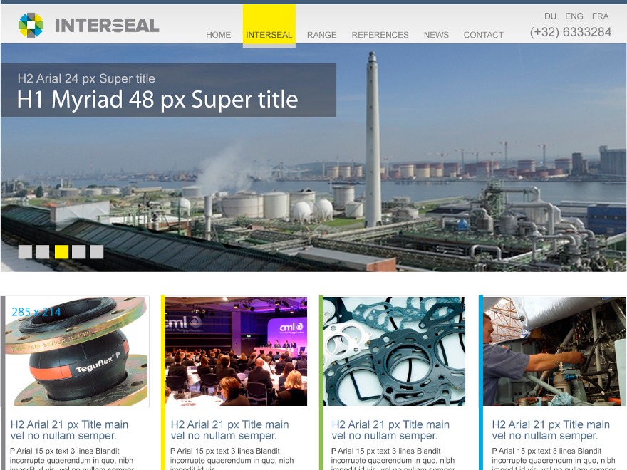 Theme WordPress Interseal Theme WordPress Interseal