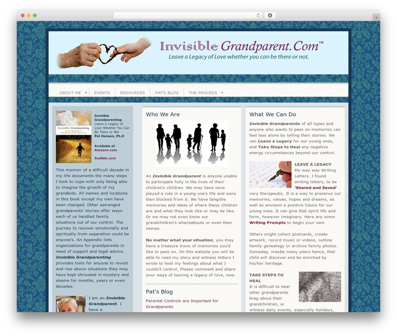 WordPress theme Customized Child Theme - based on Life Collage - invisiblegrandparent.com
