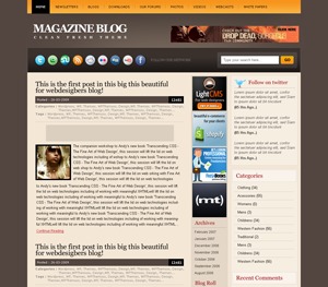 WordPress theme Phyto by WebDesignLessons.com