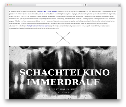 WordPress theme Pond - immerdrauf.com