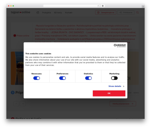 WordPress theme Tajpan - tajpan.online